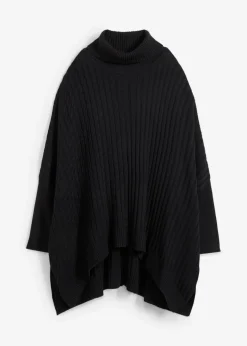 bonprix bonprix Jerséis|Ropa De Punto>Jersey oversize Negro