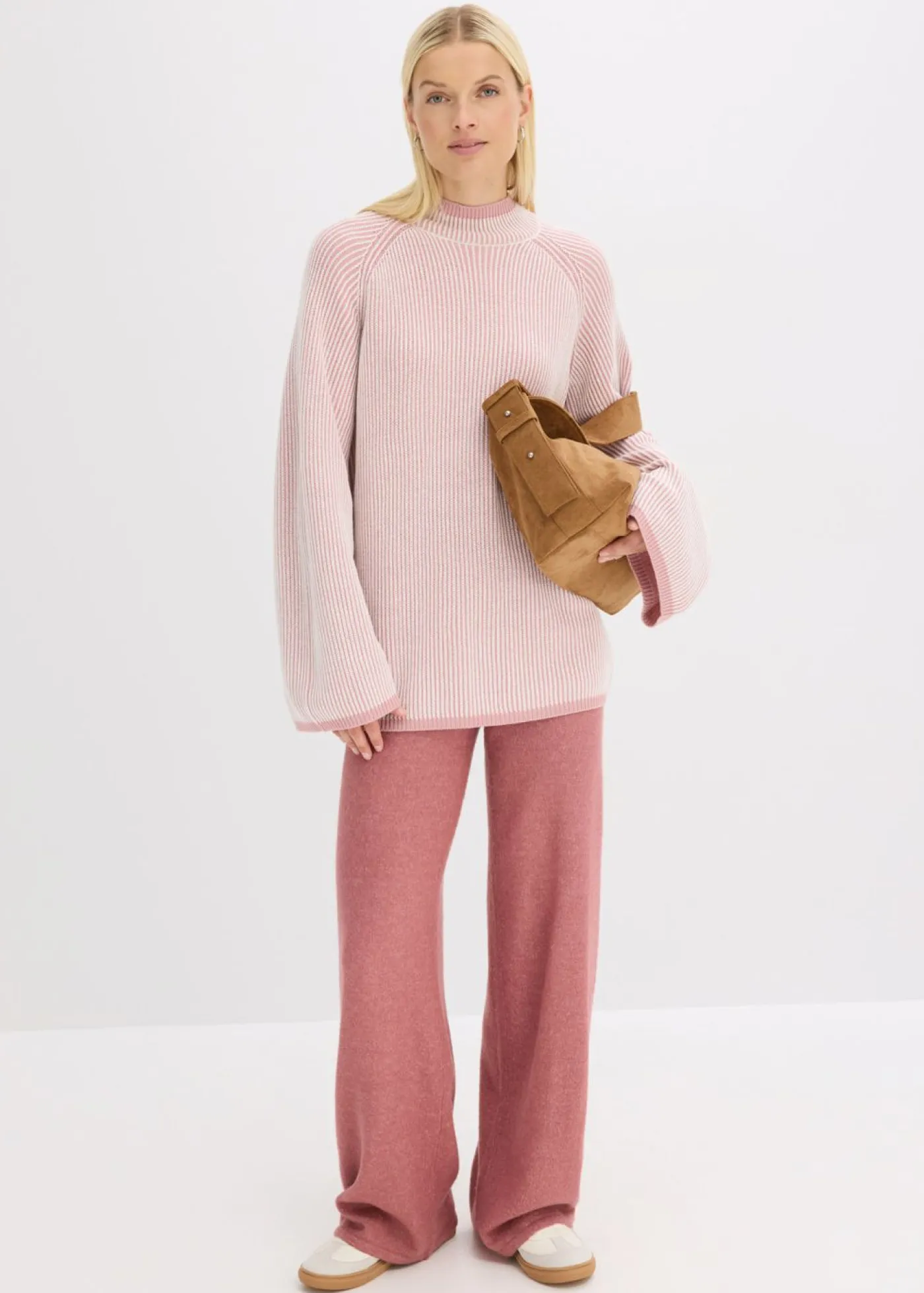 Mujer bonprix bonprix Jersey oversize con cuello alto