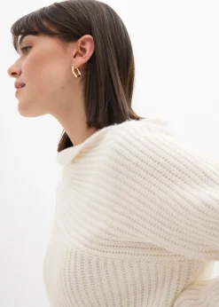 Mujer bonprix bonprix Jersey oversize de canalé