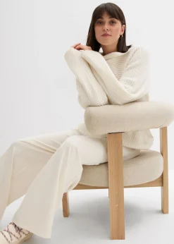 Mujer bonprix bonprix Jersey oversize de canalé