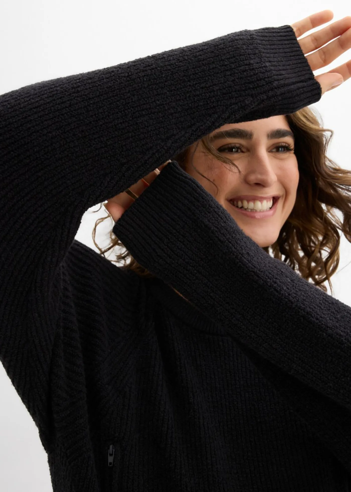 bonprix bonprix Premamá>Jersey premamá con una discreta función de lactancia Negro