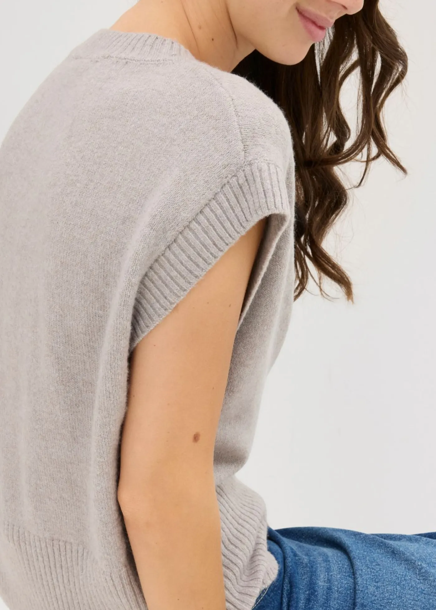 Mujer bonprix bonprix Jersey sin mangas oversized