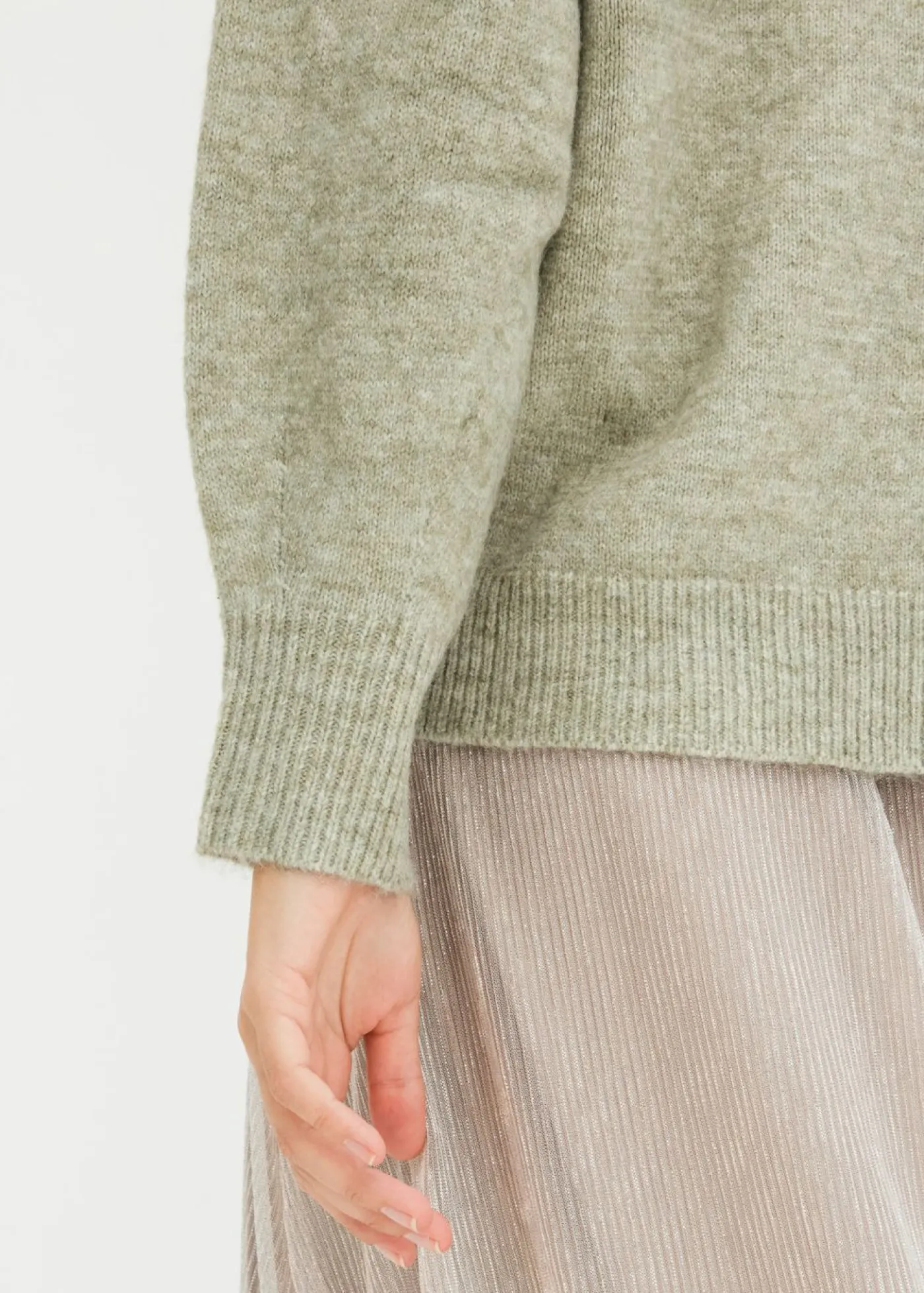 Mujer bonprix bonprix Jersey tipo boxy con lentejuelas