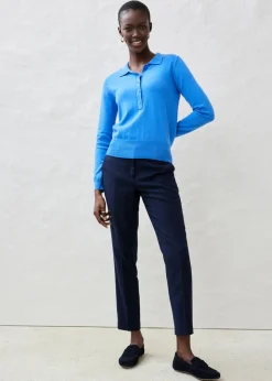 Mujer bonprix bonprix Jersey tipo polo con seda