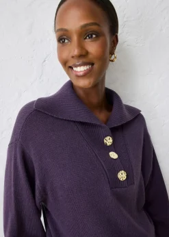 Mujer bonprix bonprix Jersey troyer con lana merina