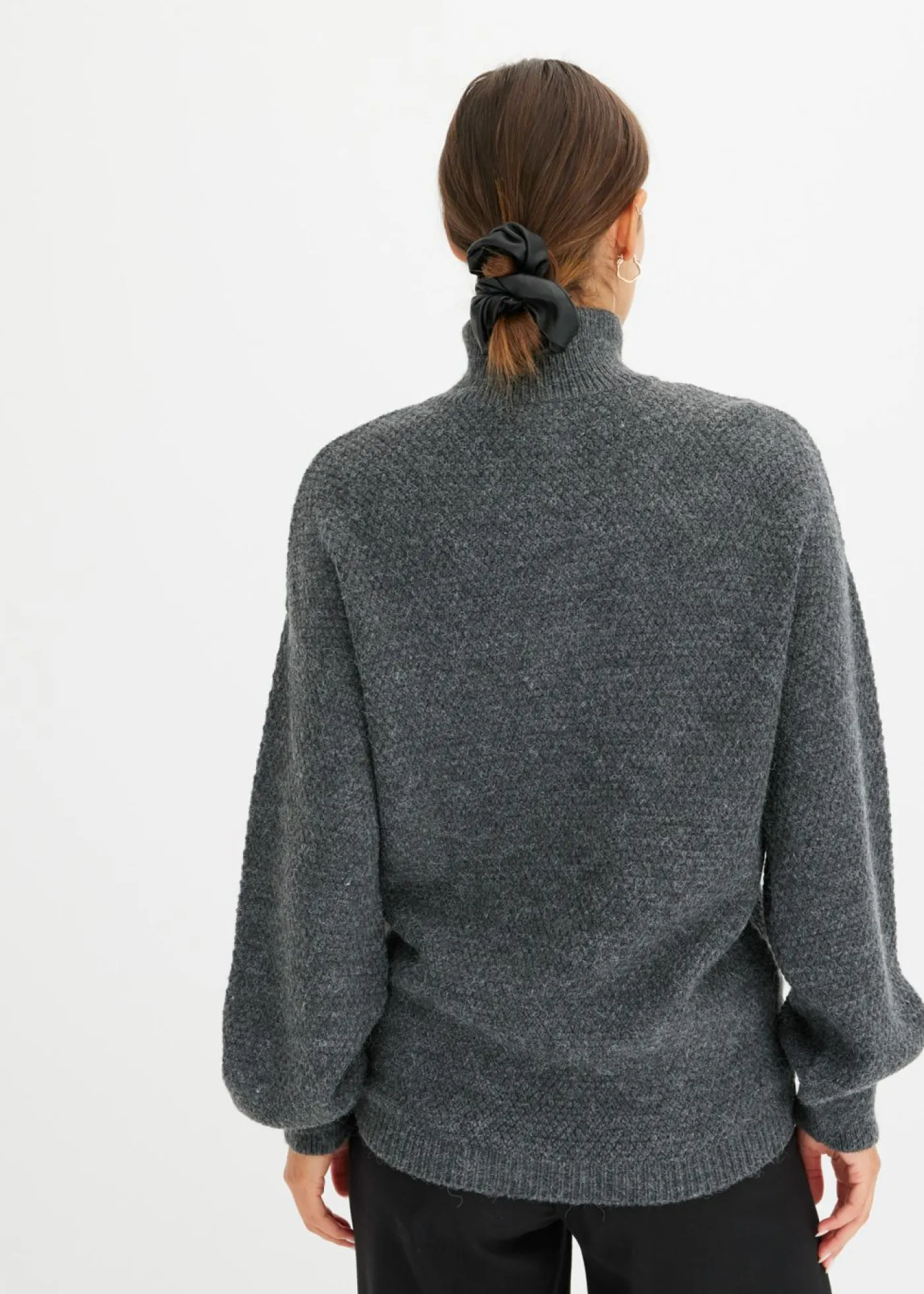 Mujer bonprix bonprix Jersey troyer con patrón ajour