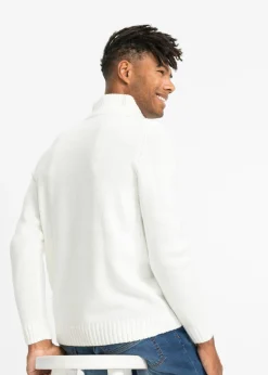 Hombre bonprix bonprix Jersey troyer de punto grueso y patrón trenzado