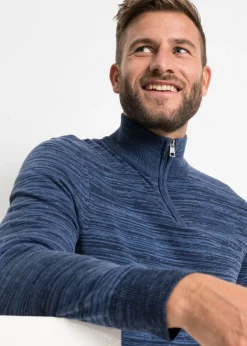 Hombre bonprix bonprix Jersey troyer jaspeado con algodón