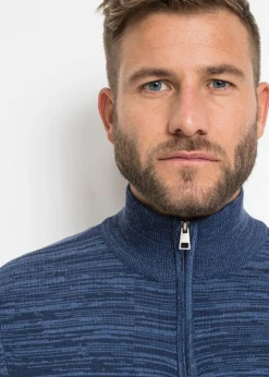 Hombre bonprix bonprix Jersey troyer jaspeado con algodón