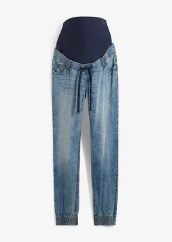 bonprix bonprix Premamá>Jogger vaquero premamá de algodón orgánico Denim claro desgastado