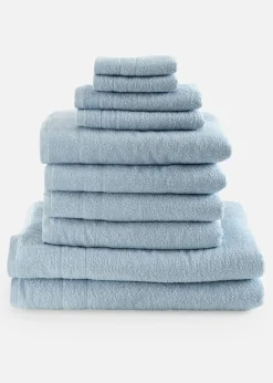 bonprix bonprix Juego de toallas de mano de algodón (10 piezas)