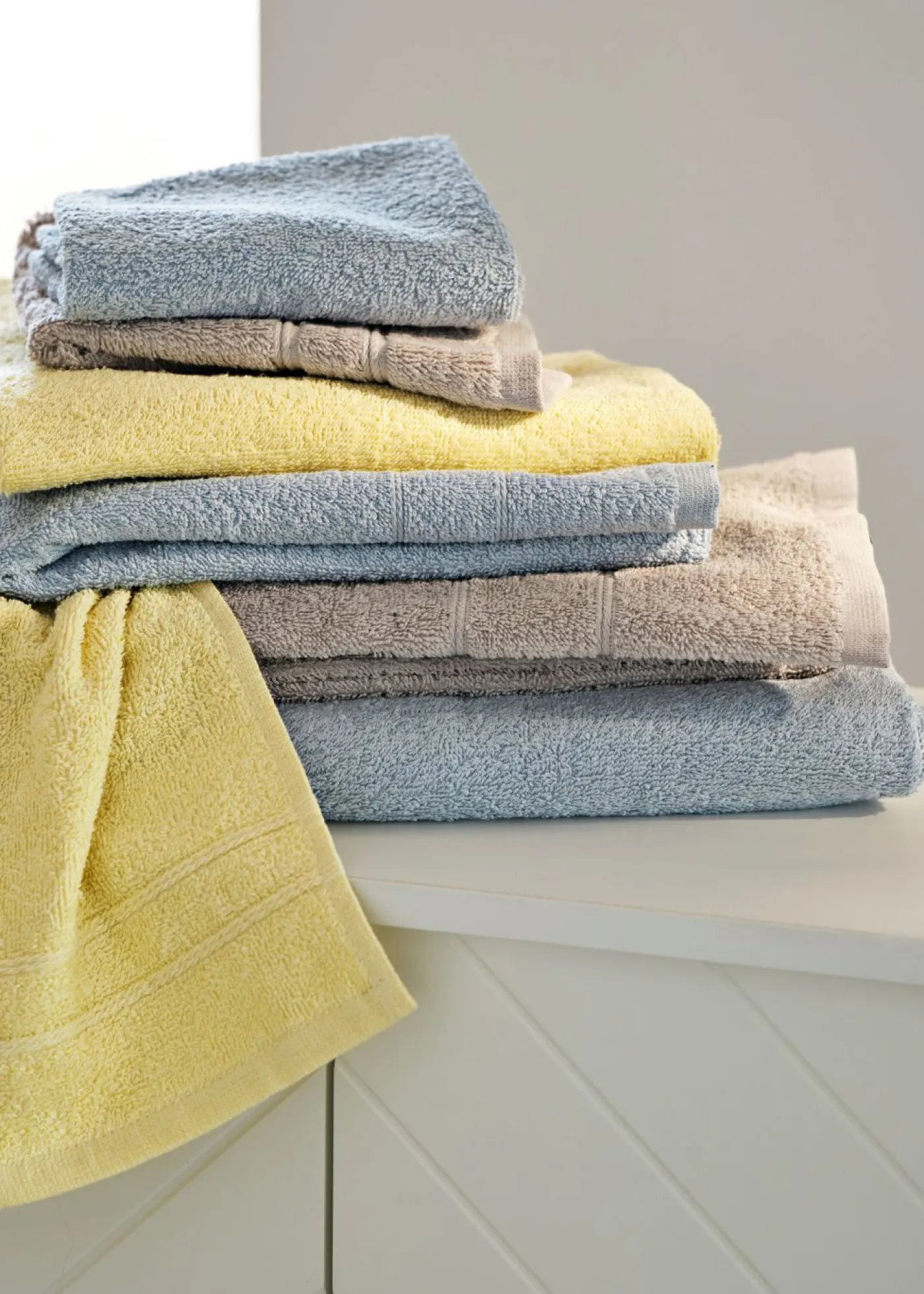 bonprix bonprix Muebles De Baño·Toallas De Baño|Toallas>Juego de toallas de mano de algodón (10 piezas) Hierbabuena