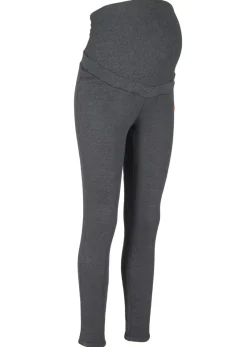 bonprix bonprix Premamá>Leggings Gris oscuro jaspeado-blanco lana