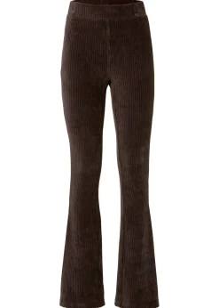 Mujer bonprix bonprix Leggings acampanados con aspecto de pana