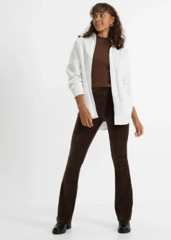 Mujer bonprix bonprix Leggings acampanados con aspecto de pana