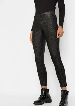 Mujer bonprix bonprix Leggings brillantes de terciopelo