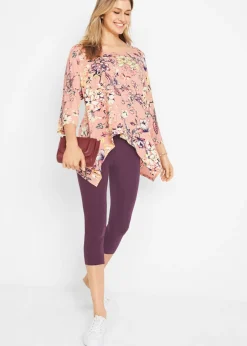 Mujer bonprix bonprix Leggings capri con cinturilla cómoda