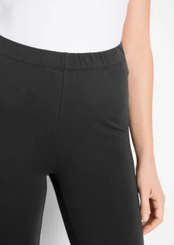 Mujer bonprix bonprix Leggings capri con detalles de encaje