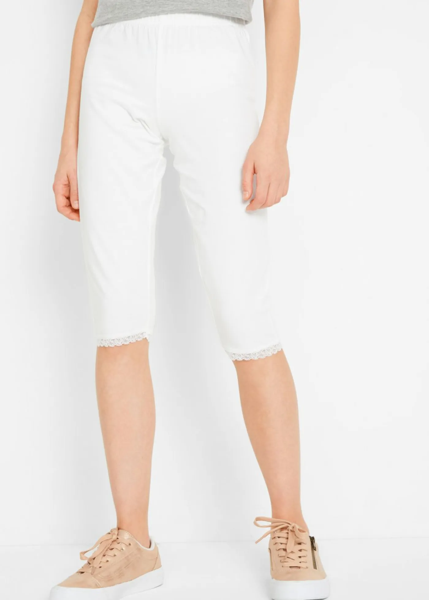 bonprix bonprix Ropa 9 A 16 Años·Pantalones Y Leggings|Ropa 9 A 16 Años·Packs De Ropa>Leggings capri de algodón orgánico (2 unidades) Rosa claro + rosa magnolia