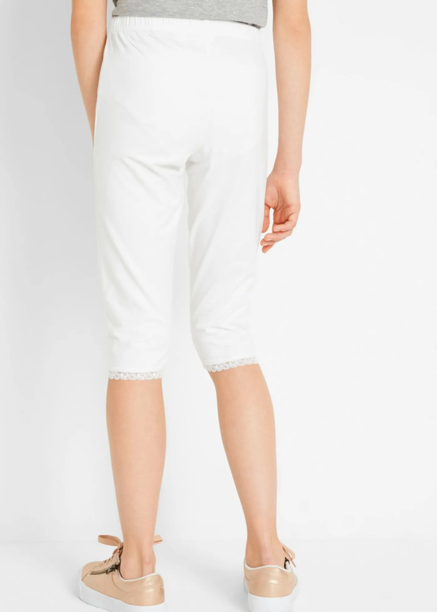 bonprix bonprix Ropa 9 A 16 Años·Pantalones Y Leggings|Ropa 9 A 16 Años·Packs De Ropa>Leggings capri de algodón orgánico (2 unidades) Rosa claro + rosa magnolia