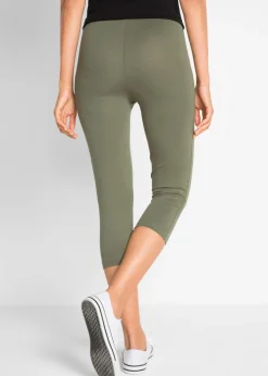 Mujer bonprix bonprix Leggings capri de corte ajustado (2 unidades)