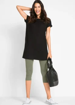 Mujer bonprix bonprix Leggings capri de corte ajustado (2 unidades)