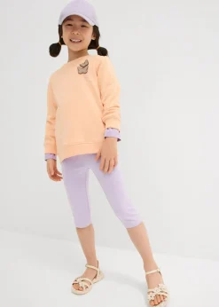 Niños bonprix bonprix Leggings capri de mezcla de algodón orgánico elástico (2 unidades)