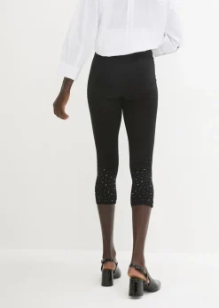 Mujer bonprix bonprix Leggings capri de mezcla de algodón