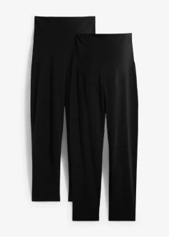 bonprix bonprix Premamá>Leggings capri premamá (2 unidades) Negro-negro