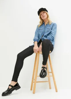 Mujer bonprix bonprix Leggings con aspecto de vaquero