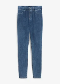 bonprix bonprix Pantalones>Leggings con aspecto de vaquero Azul