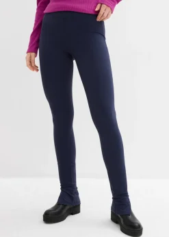 bonprix bonprix Pantalones>Leggings con costura rasgada Azul marino