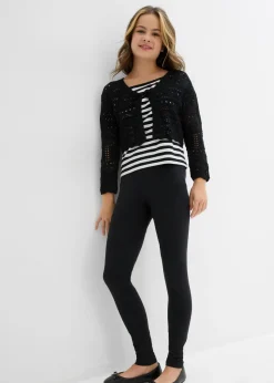 Niños bonprix bonprix Leggings confeccionados con una mezcla de algodón ecológico orgánico (2 unidades)