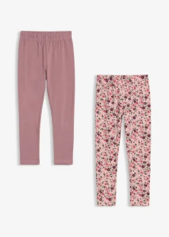 Niños bonprix bonprix Leggings confeccionados con una mezcla de algodón ecológico orgánico (2 unidades)