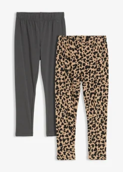 Niños bonprix bonprix Leggings confeccionados con una mezcla de algodón ecológico orgánico (2 unidades)