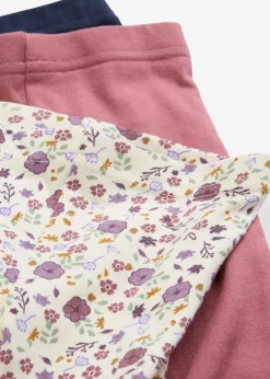 Niños bonprix bonprix Leggings de algodón orgánico puro (3 unidades)
