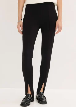 bonprix bonprix Pantalones>Leggings de cómodo Punto di Roma Negro