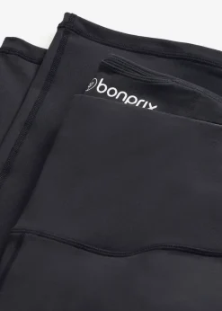 bonprix bonprix Ropa Deportiva|Pantalones>Leggings deportivos de algodón resistente con perneras rectas Gris-negro