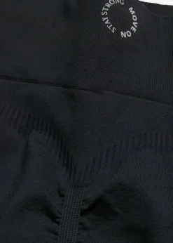 bonprix bonprix Ropa Deportiva|Pantalones>Leggings deportivos de material de secado rápido sin costuras con degradado cromático azul horizonte-azul faro-negro