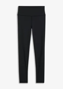 bonprix bonprix Ropa Deportiva|Pantalones>Leggings deportivos ligeros con cinturilla cómoda Negro