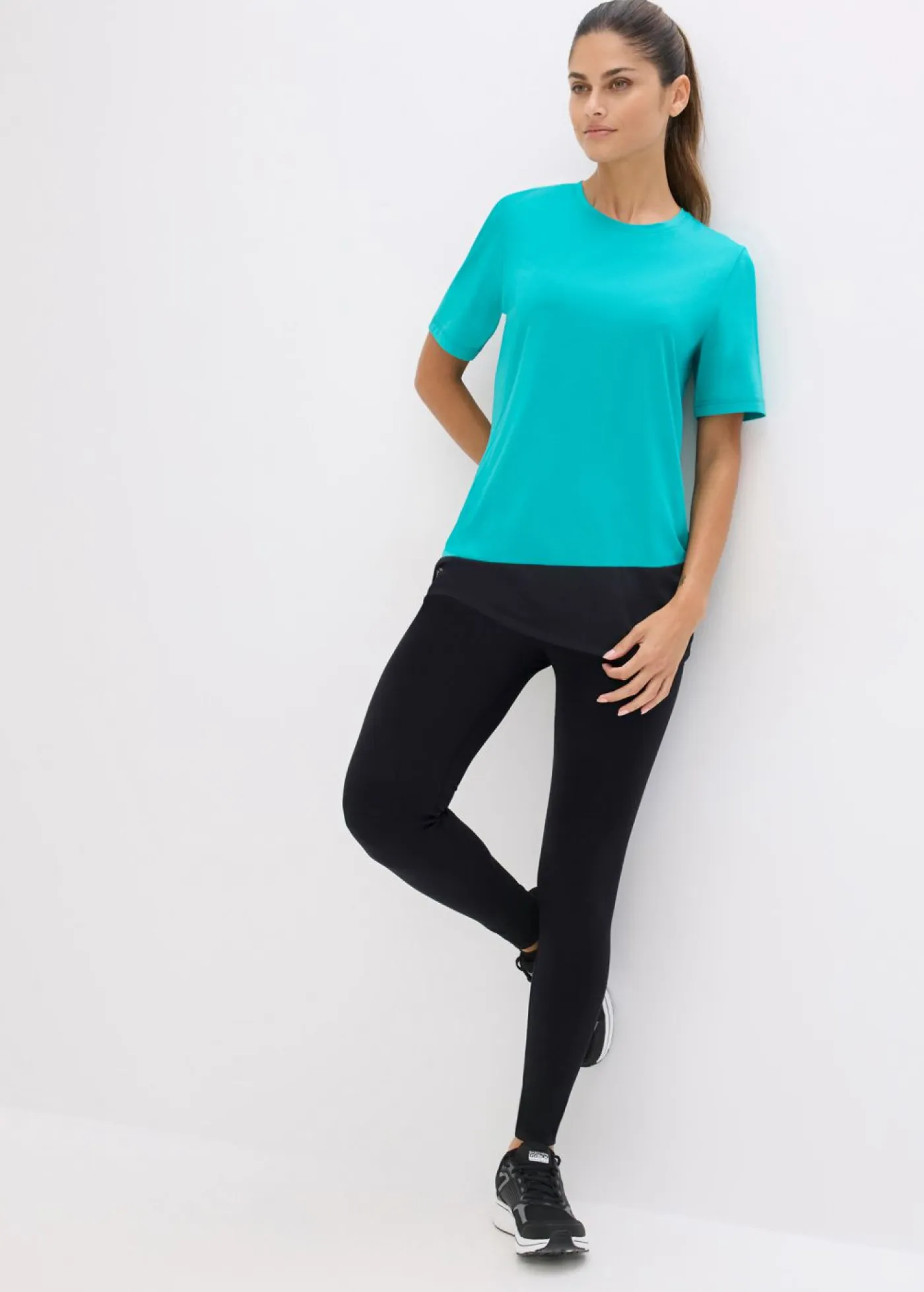 Mujer bonprix bonprix Leggings deportivos moldeadores de algodón resistente