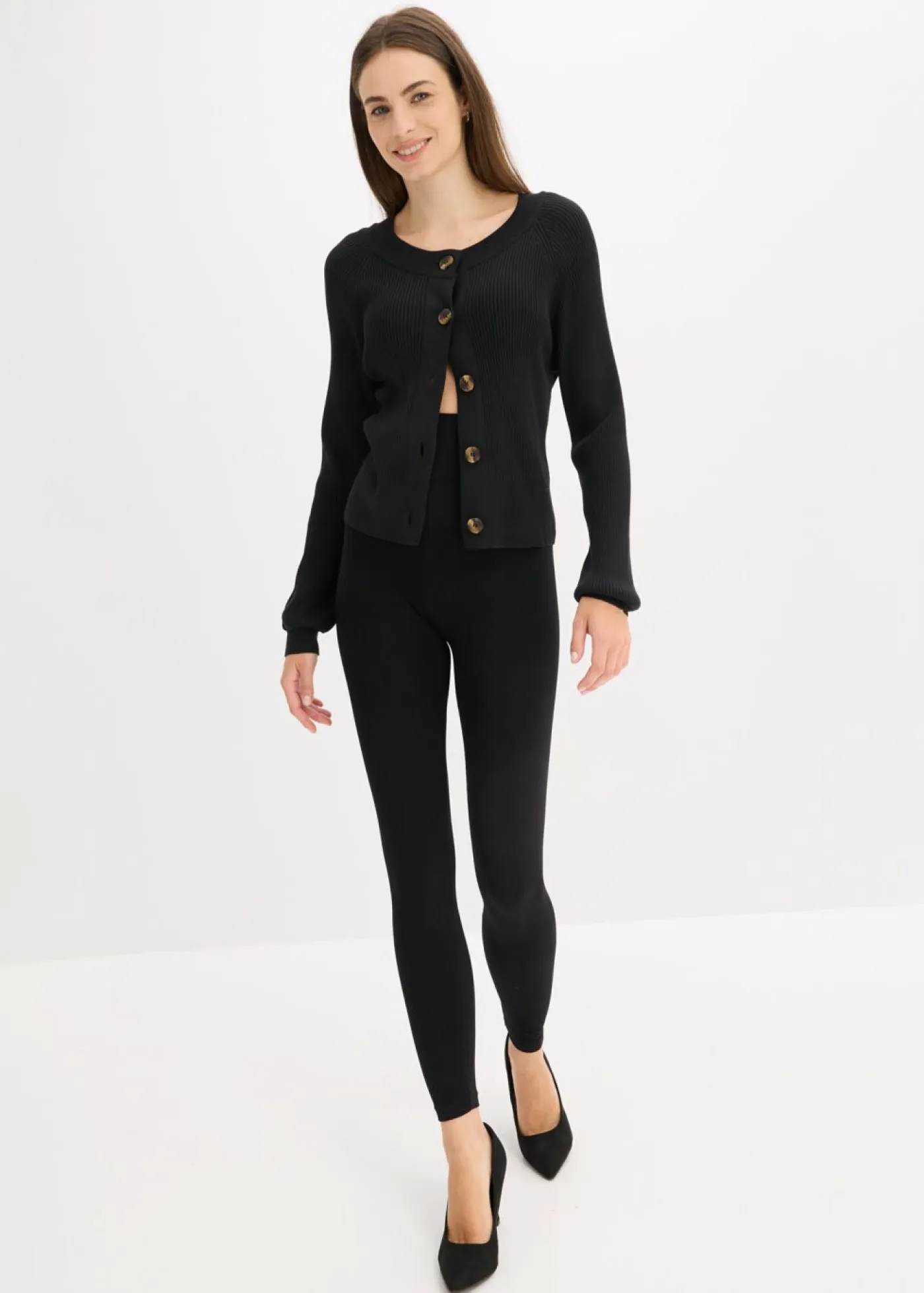 Mujer bonprix bpc bonprix collection Leggings moldeadores tipo media sin costuras