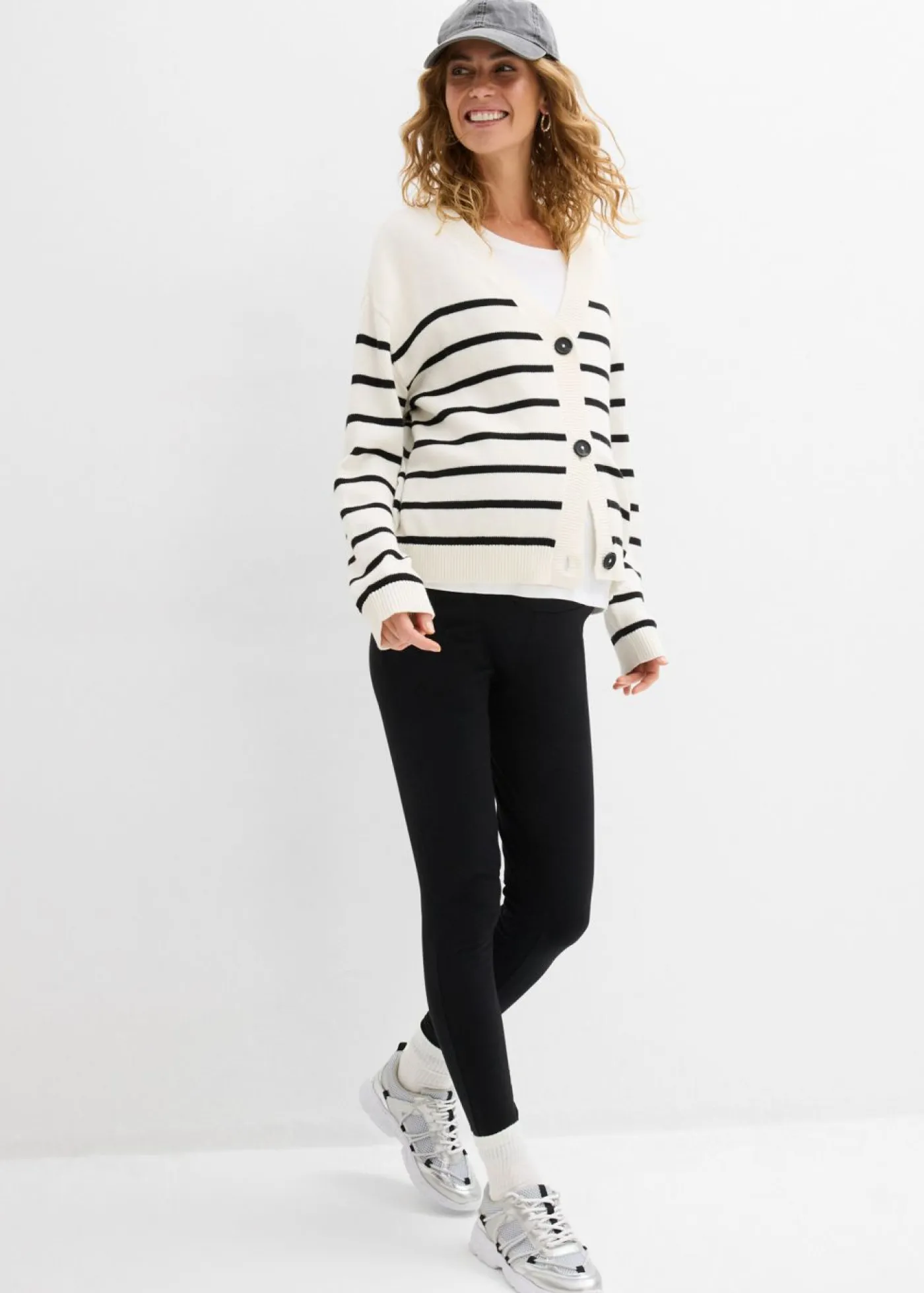 bonprix bonprix Premamá>Leggings premamá de algodón orgánico (3 unidades) Negro