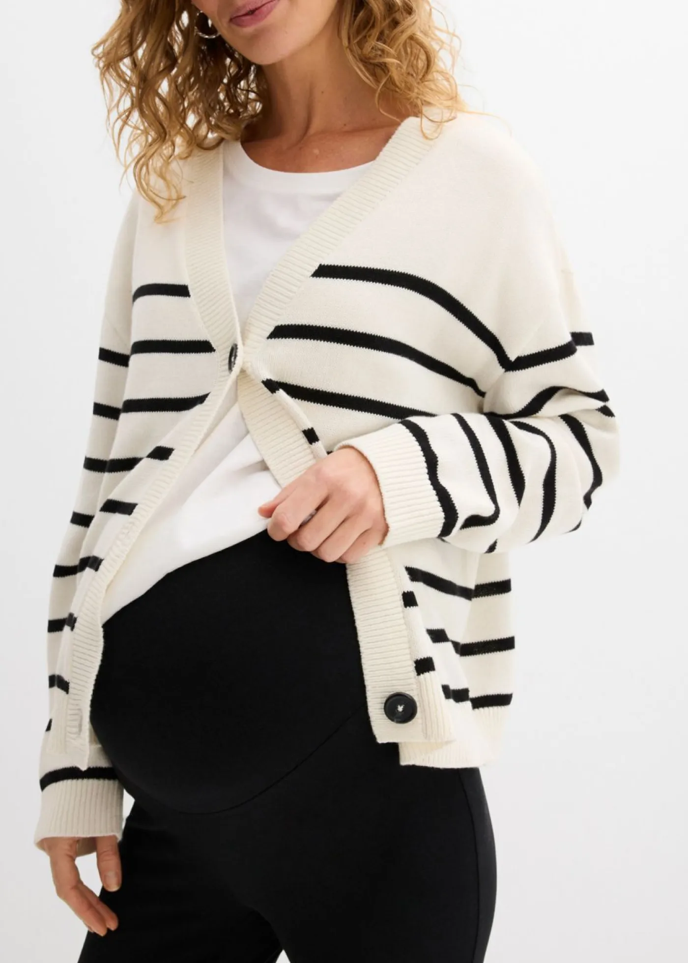 bonprix bonprix Premamá>Leggings premamá de algodón orgánico (3 unidades) Negro