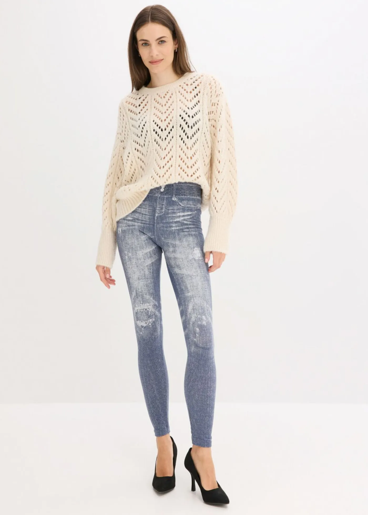 Mujer bonprix bonprix Leggings sin costuras con interior suave