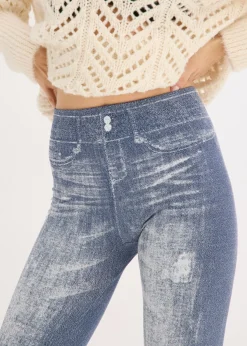 Mujer bonprix bonprix Leggings sin costuras con interior suave