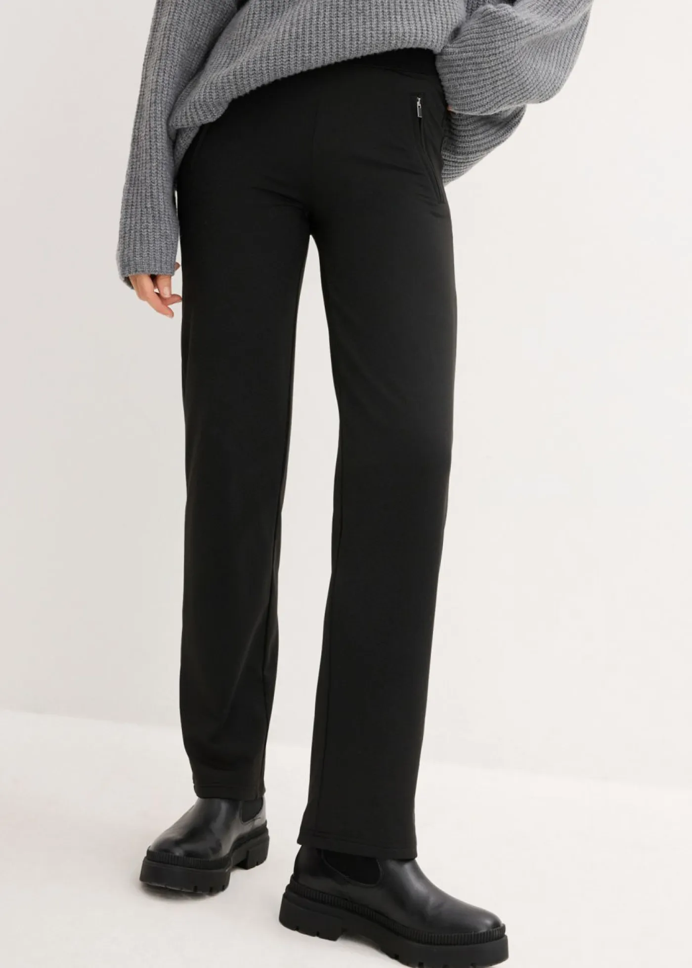 Mujer bonprix bonprix Leggings térmico con bolsillos con cremallera