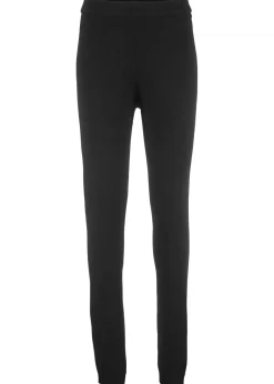 Mujer bonprix bonprix Leggings térmico con terminaciones en canalé