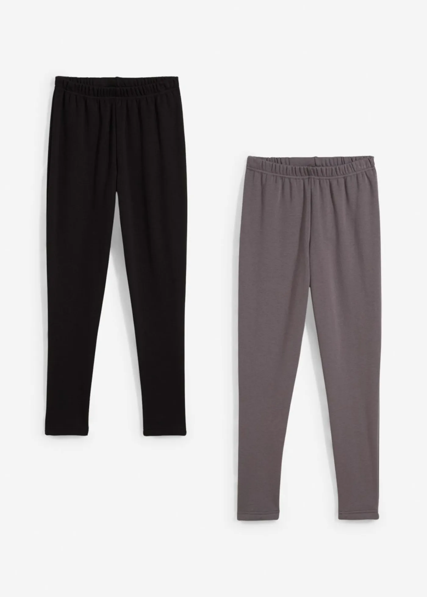 bonprix bonprix Multipack|Niño·Calcetines>Leggings térmicos funcionales con forro polar (2 unidades) negro-pizarra