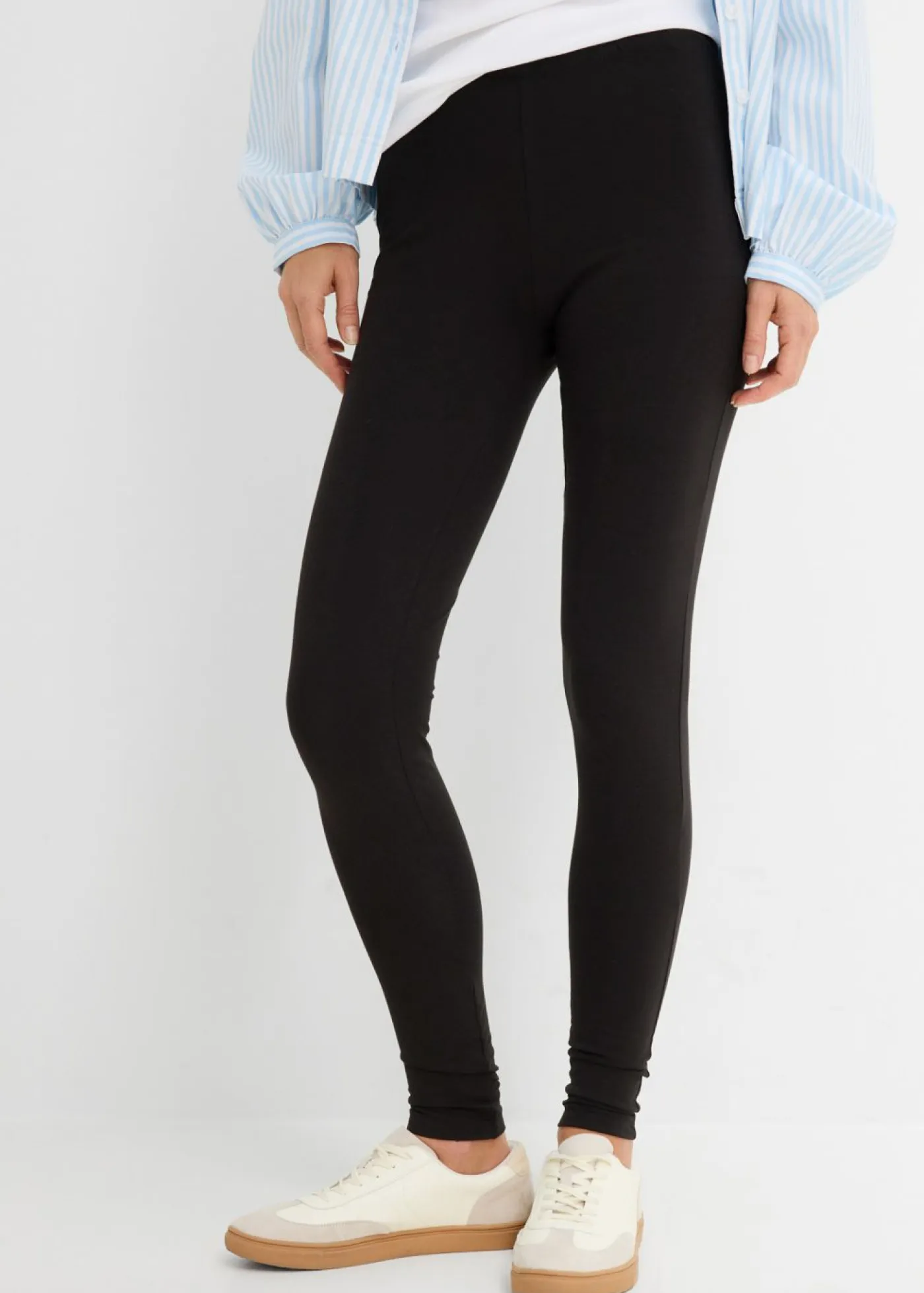 bonprix bonprix Básicos|Pantalones>Leggings (2 unidades) Negro-negro